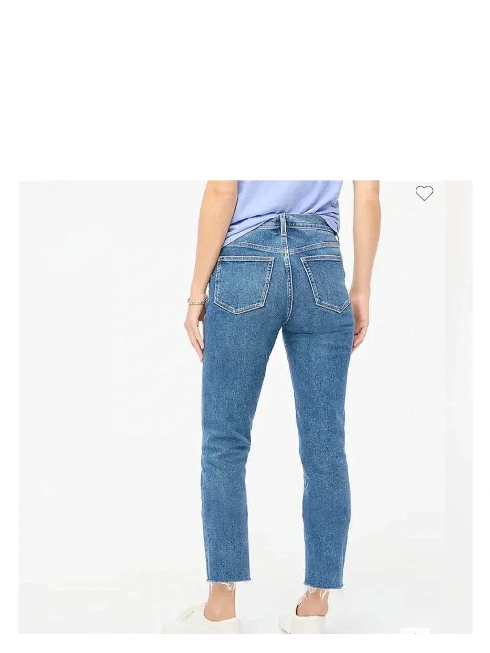 NWT J.Crew Tall Essential Straight Leg All Day Stretch Jeans Blue - Size 24T